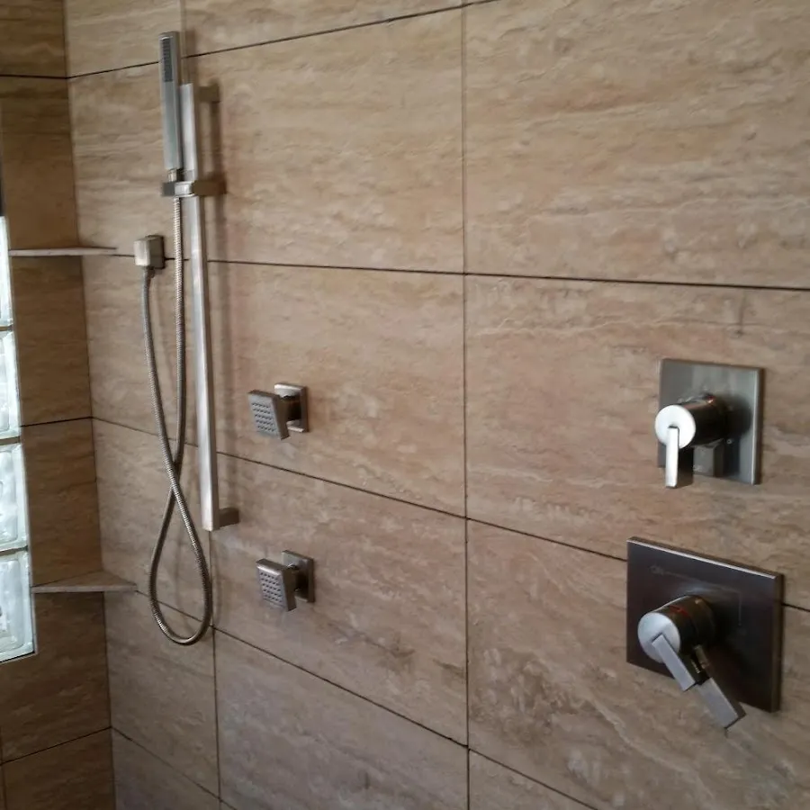 Shower fixture installation for Gas Line Repair in Hitchcock